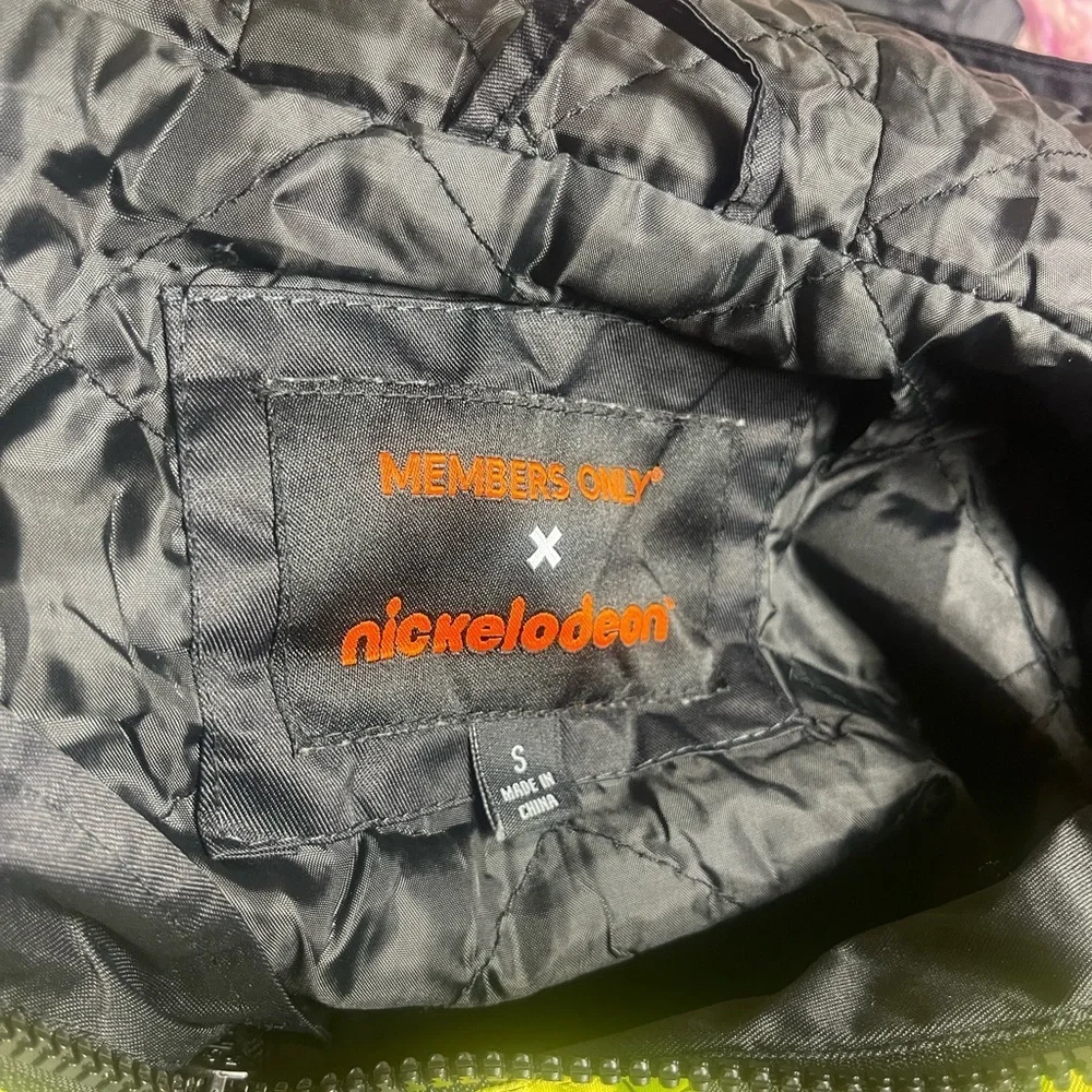 Members Only X Nickelodeon SpongeBob SquarePants Puffer All Over Print Jacket Co